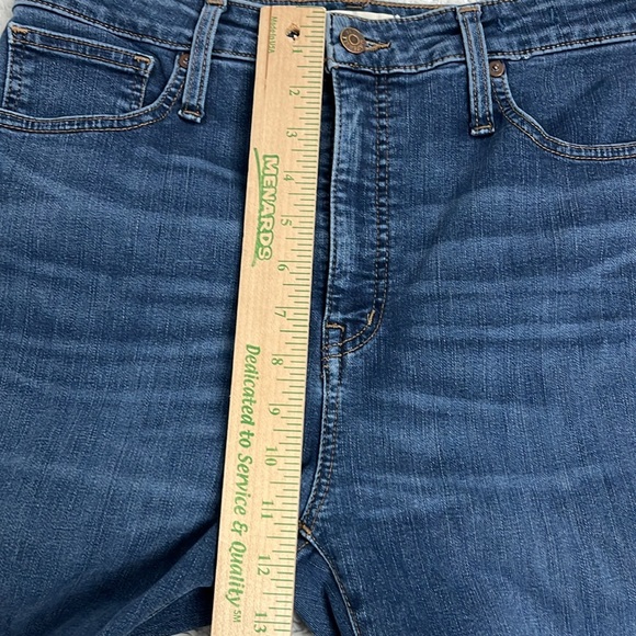 Madewell Curvy High Rise Skinny Jeans in medium wash size 30 - Picture 6 of 12